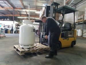 adhesive solutions products in the warehouse